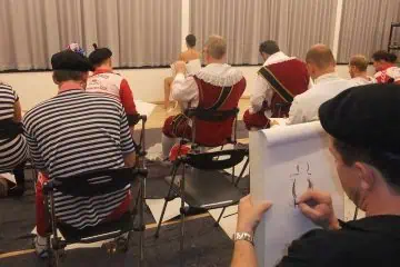 samarbejdsøvelse med croquis team building øvelser
