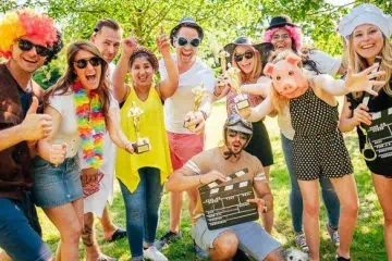 teambuilding hvor de laver film