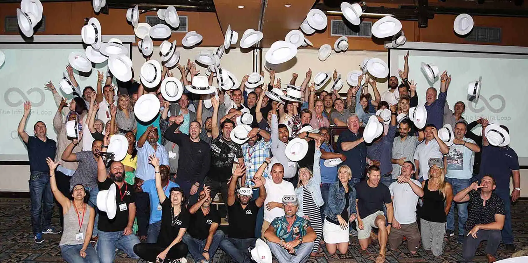 teambuilding infinite loop hattekast